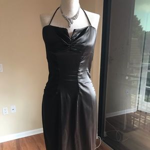 Cocktail dress in deep green